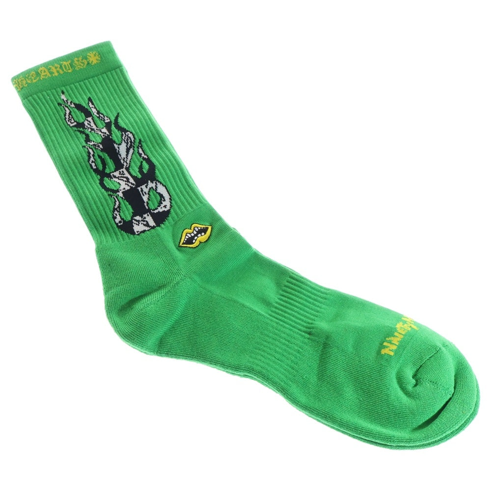 CHROME HEARTS(クロムハーツ) ×MATTY BOY BRAIN SOCKS マッティボーイ ブレイン ソックス 靴下 グリーン