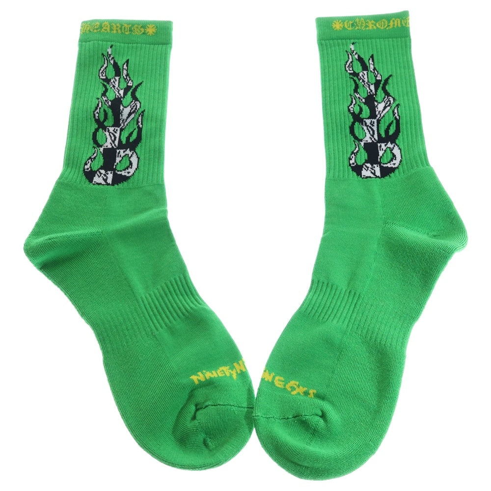 CHROME HEARTS(クロムハーツ) ×MATTY BOY BRAIN SOCKS マッティボーイ ブレイン ソックス 靴下 グリーン