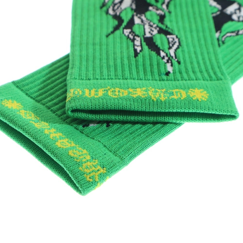 CHROME HEARTS(クロムハーツ) ×MATTY BOY BRAIN SOCKS マッティボーイ ブレイン ソックス 靴下 グリーン