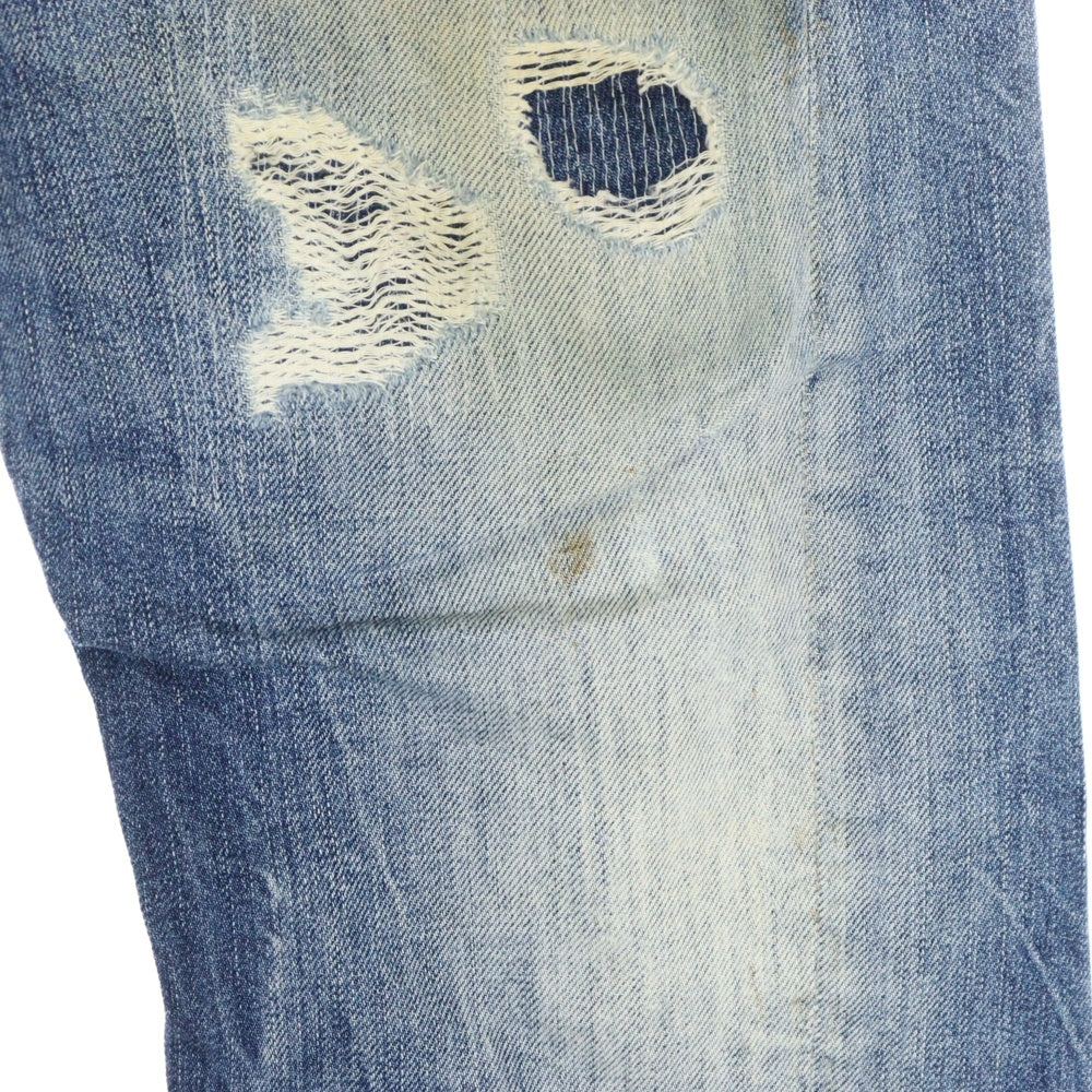 DSQUARED2(ディースクエアード) ダメージデニム ダメージ加工 ジーンズ ボタンフライ インディゴ S71LA0344