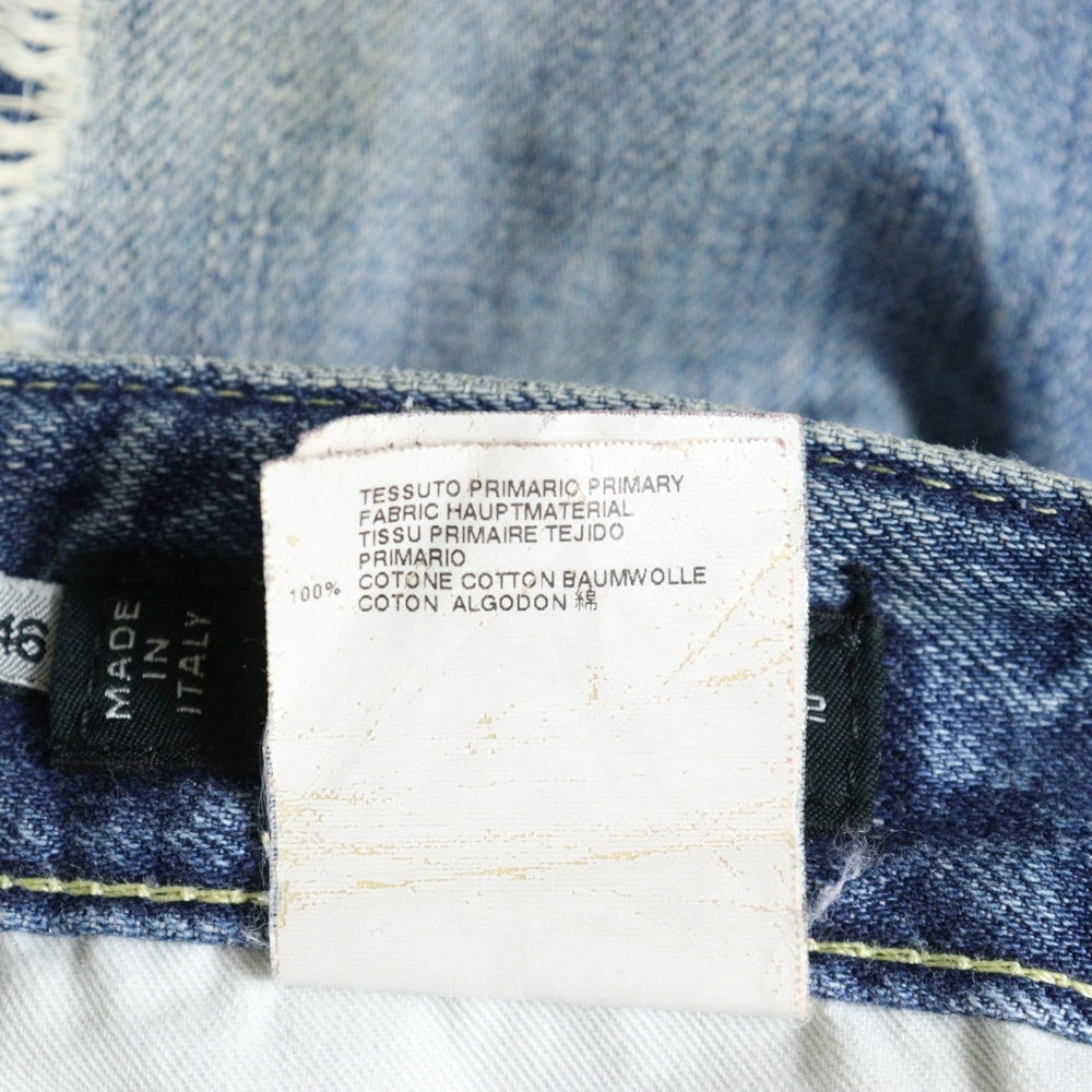 DSQUARED2(ディースクエアード) ダメージデニム ダメージ加工 ジーンズ ボタンフライ インディゴ S71LA0344