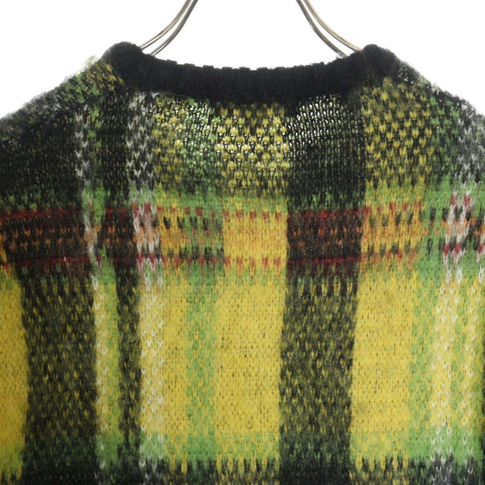SUPREME(シュプリーム) 20AW Brushed Plaid Sweater ブラッシュド プレイド セーター モヘアニット 格子柄 マルチカラー