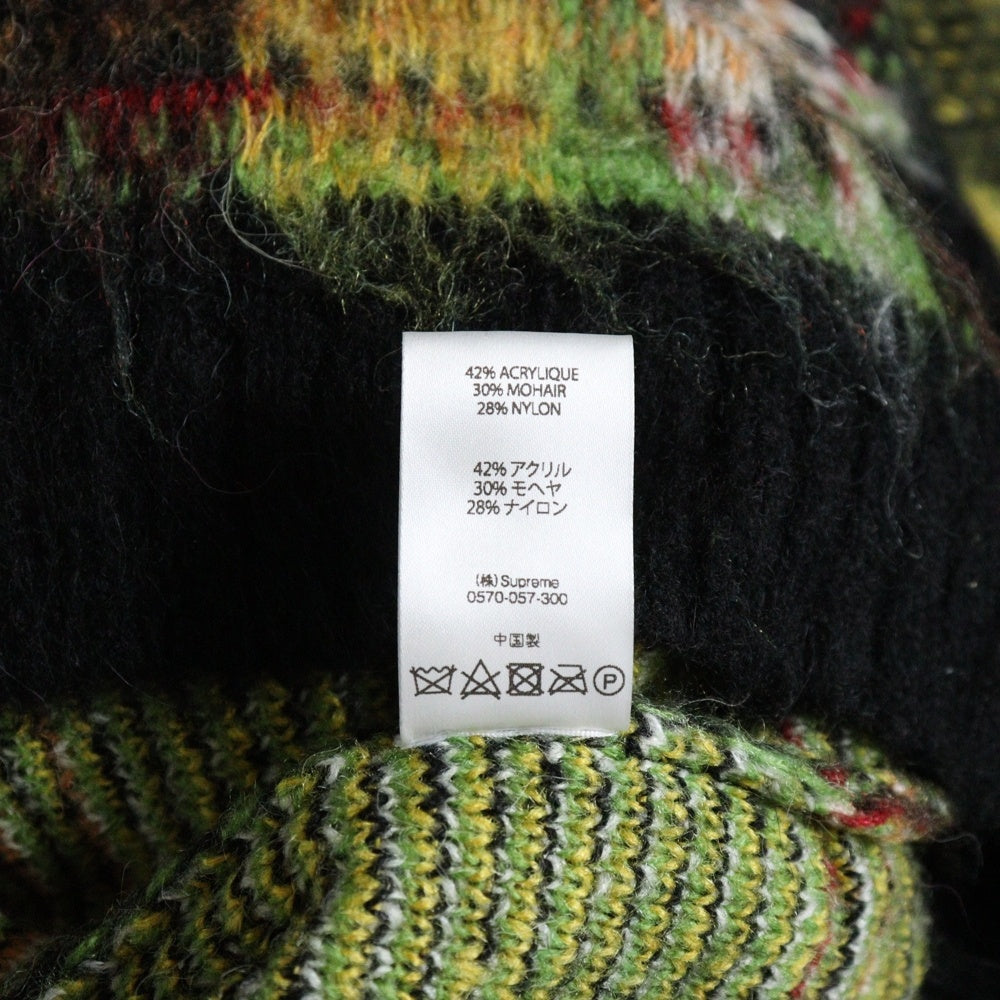SUPREME(シュプリーム) 20AW Brushed Plaid Sweater ブラッシュド プレイド セーター モヘアニット 格子柄 マルチカラー