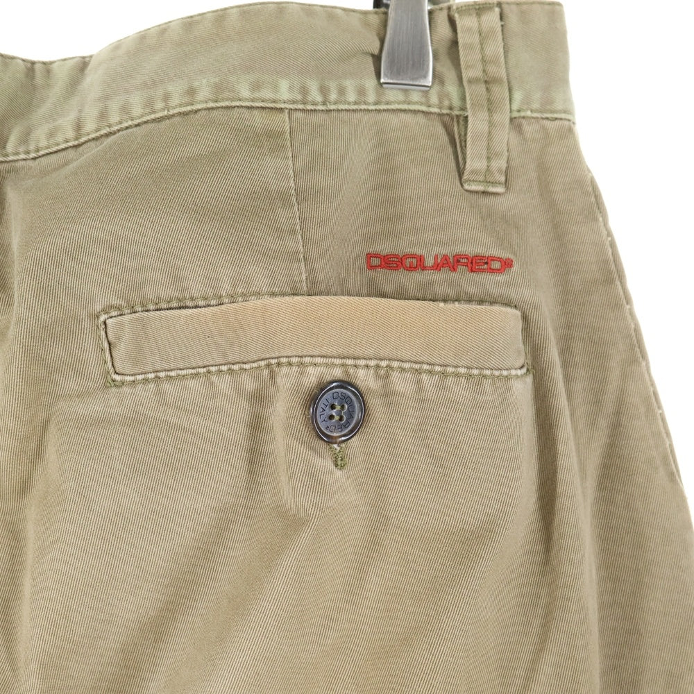 DSQUARED2(ディースクエアード) WORK WEAR ワークウェア パンツ カーゴパンツ ブラウン
