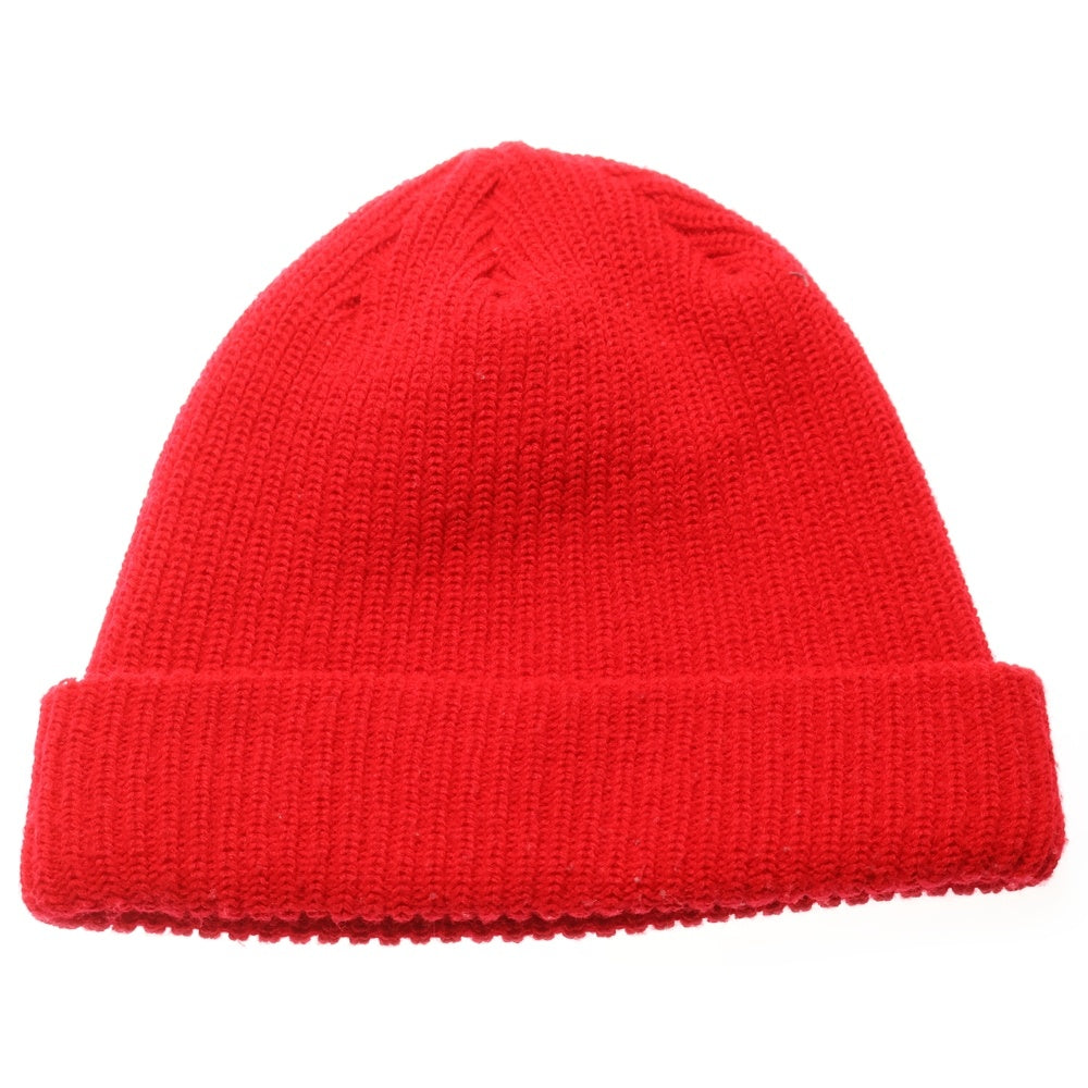 SUPREME(シュプリーム) 17AW Loose Gauge Beanie スクリプトロゴ刺繍 ビーニー レッド