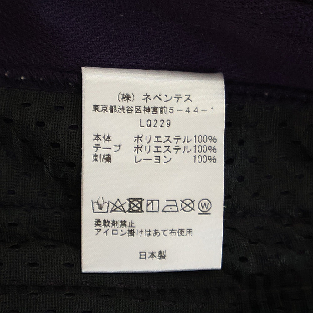 Needles(ニードルス) 24AW LQ229 Track Pant ストレート トラックパンツ パープル/レッド