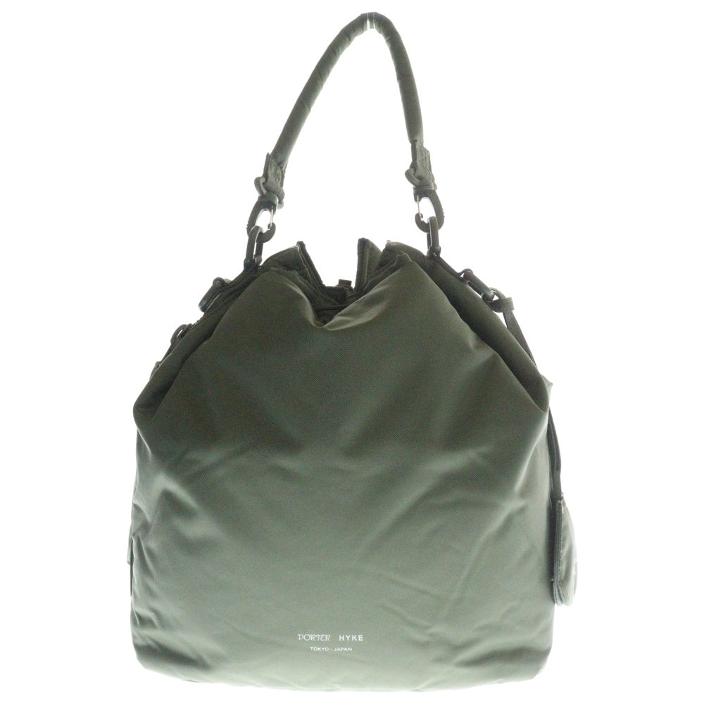 PORTER(ポーター) ×HYKE 2Way Tool Bag ナイロン ハンドバッグ ショルダーバッグ カーキ