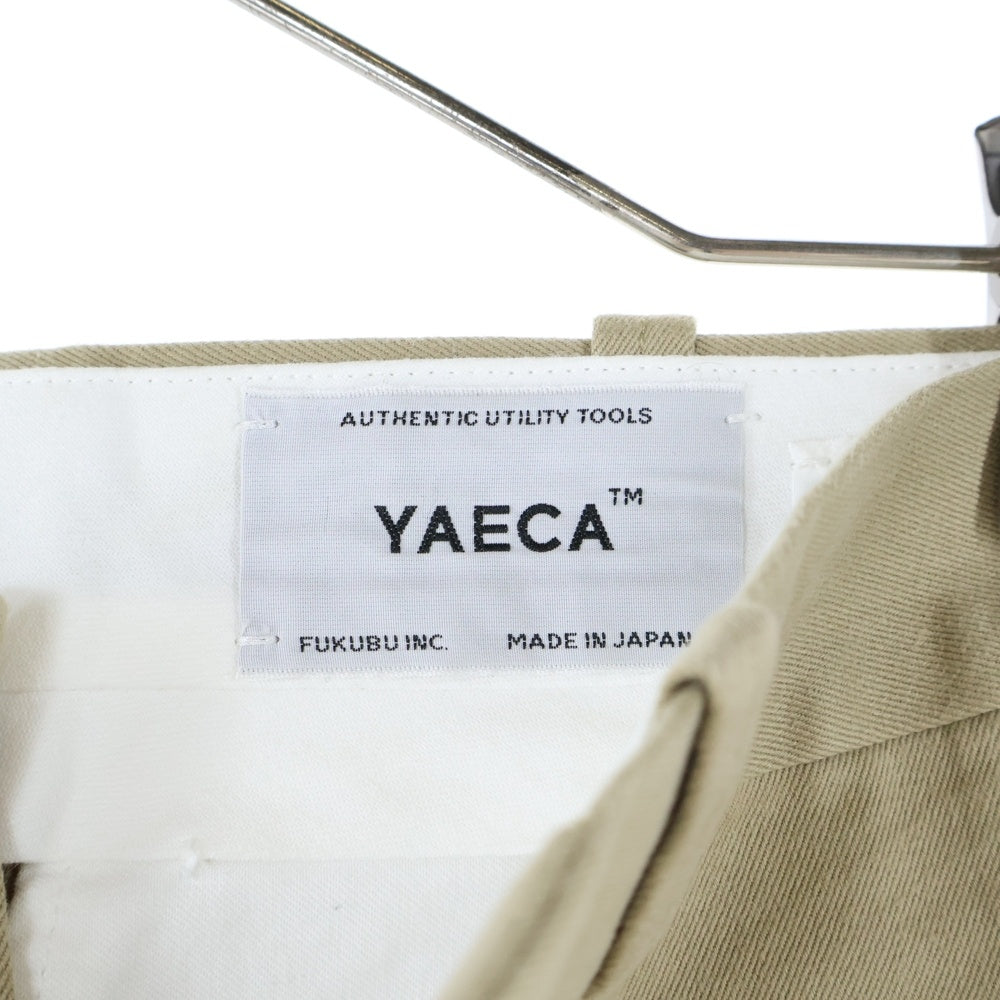 YAECA(ヤエカ) ワイド テーパード チノパンツ ベージュ 69653