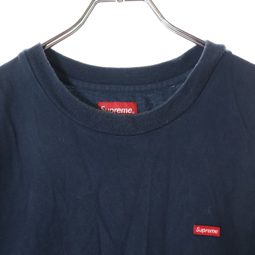 SUPREME(シュプリーム) 17SS Small Box Logo S/S Tee スモールボックスロゴ クルーネック 半袖Tシャツ ネイビー