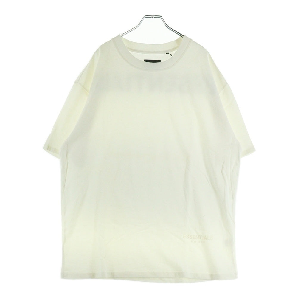 FEAR OF GOD ESSENTIALS(フィアオブゴッド エッセンシャルズ) ロゴプリント半袖Tシャツ クルーネックカットソー ホワイト