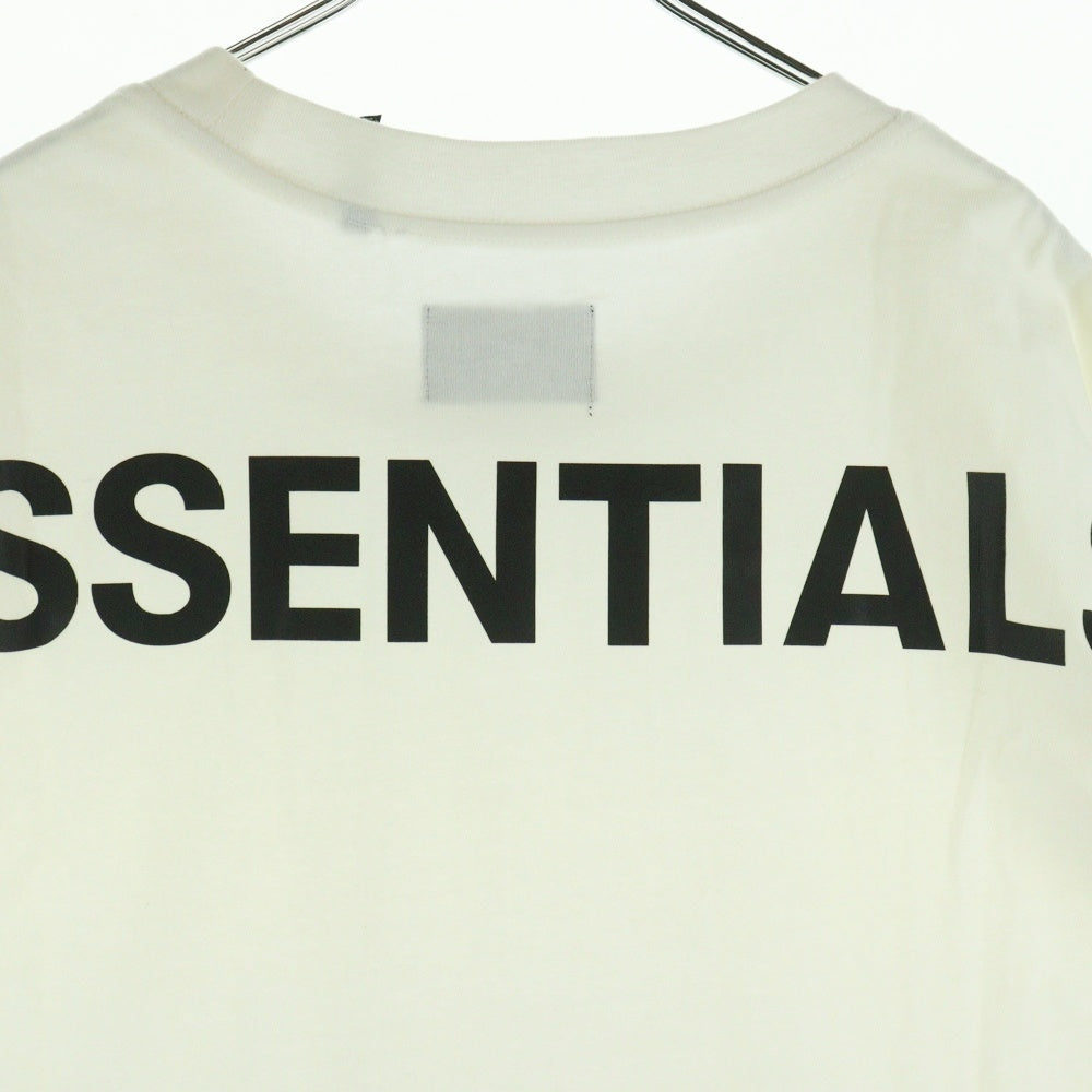 FEAR OF GOD ESSENTIALS(フィアオブゴッド エッセンシャルズ) ロゴプリント半袖Tシャツ クルーネックカットソー ホワイト