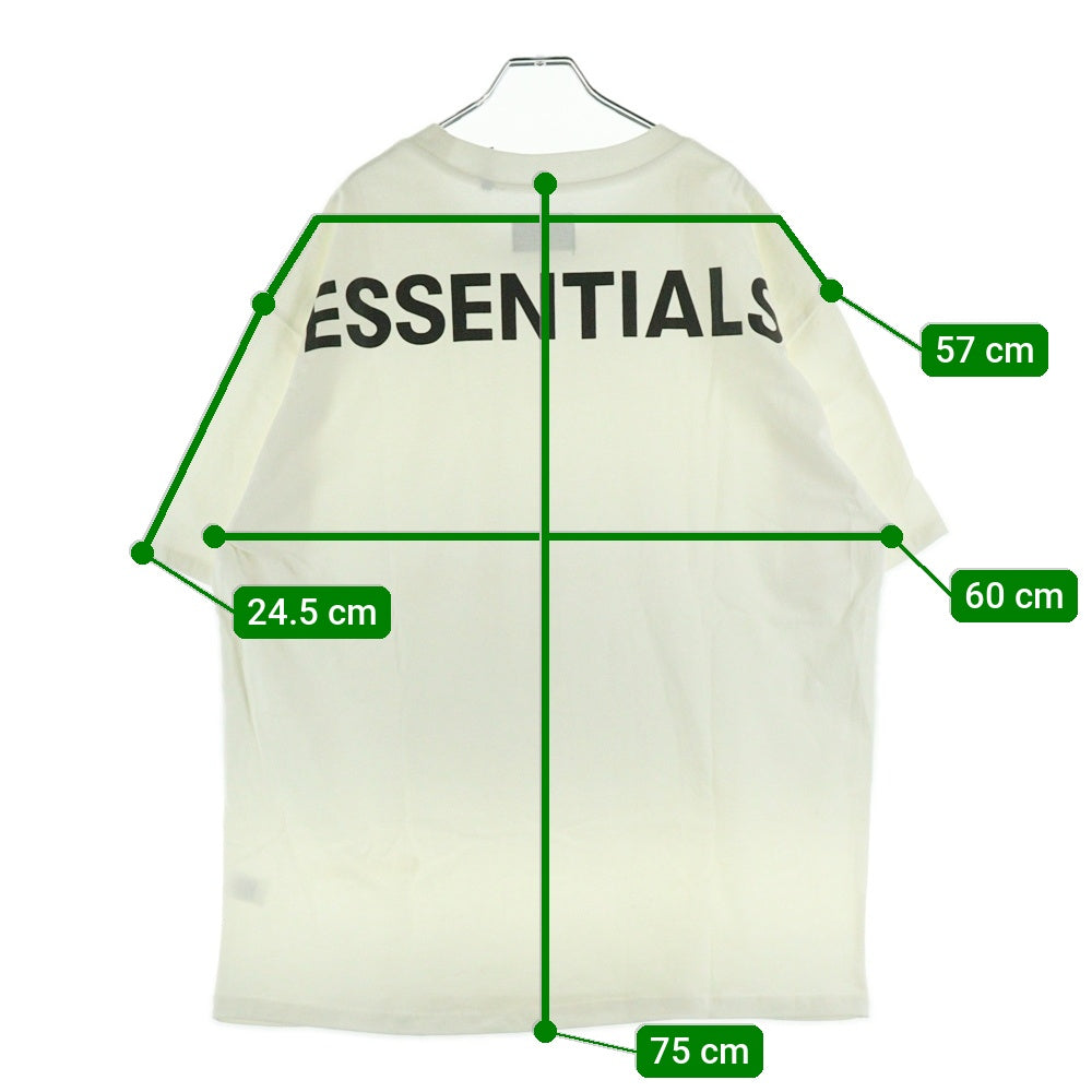 FEAR OF GOD ESSENTIALS(フィアオブゴッド エッセンシャルズ) ロゴプリント半袖Tシャツ クルーネックカットソー ホワイト