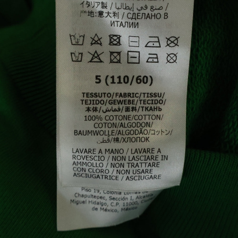 GUCCI(グッチ) LOVED SINE AMORE 両面プリント プルオーバー キッズ パーカー グリーン 660769 XJDMF