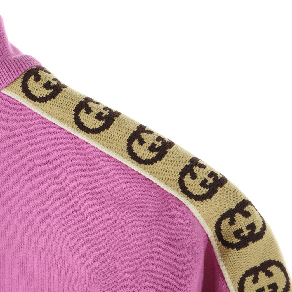 GUCCI(グッチ) GGロゴ刺繍 キッズ トラックジャケット ピンク