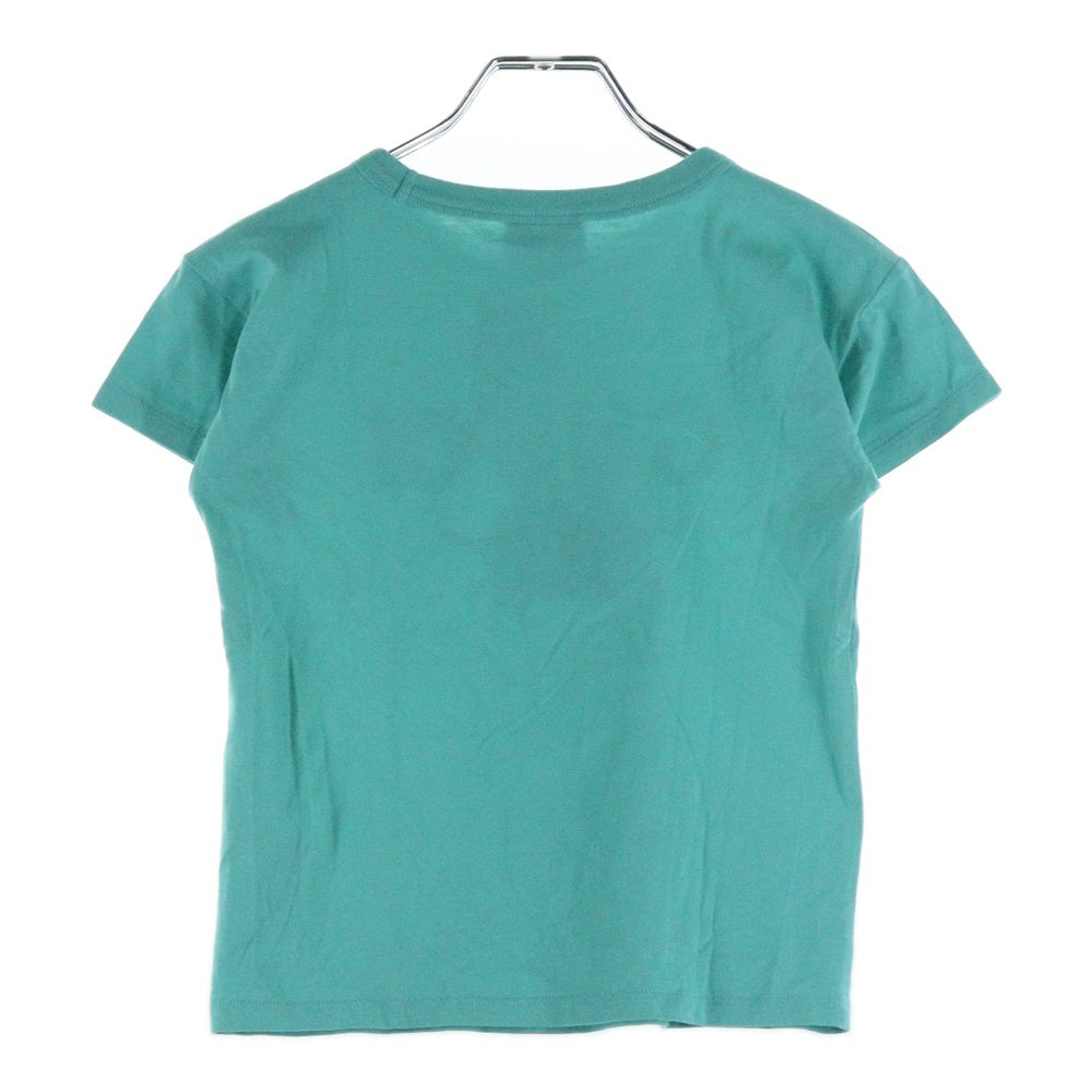 GUCCI(グッチ) フロントGGロゴプリント キッズ クルーネック 半袖Tシャツ グリーン 722401 XJEZF