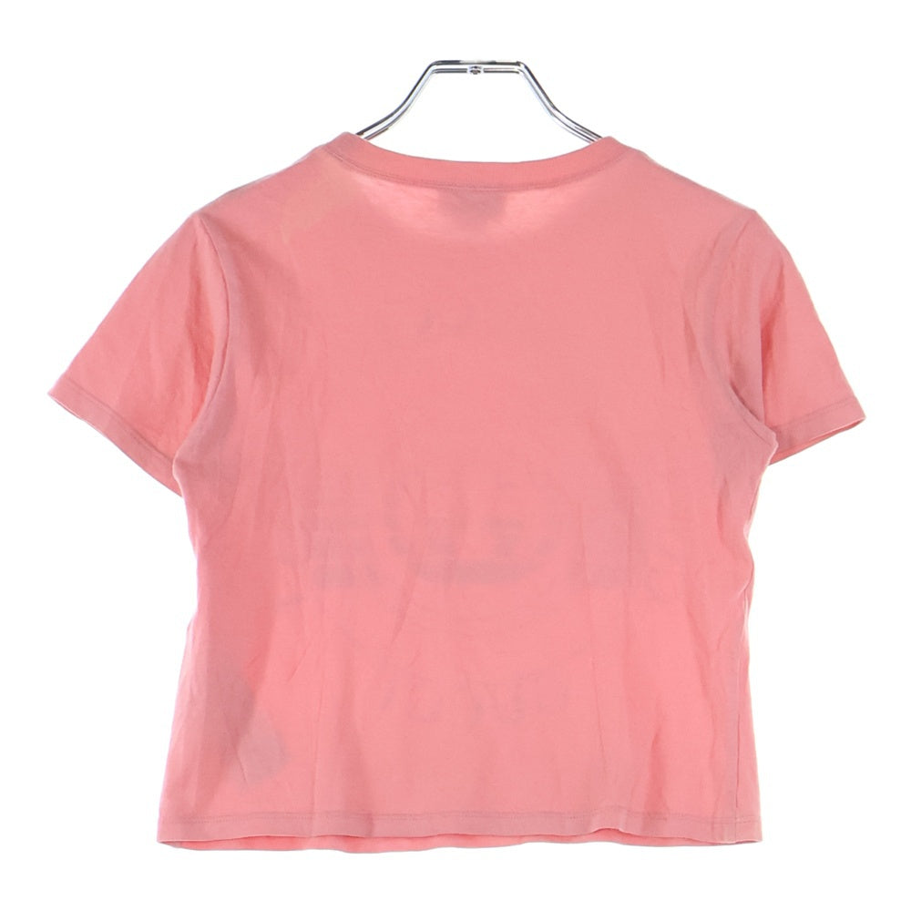GUCCI(グッチ) フロントロゴプリント キッズ クルーネック 半袖Tシャツ ピンク 586167 XJC70