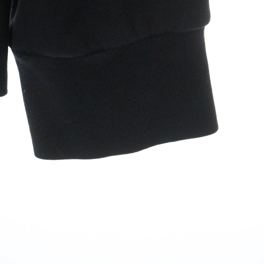 MONCLER(モンクレール) 23AW FELPA GIROCOLLO ラバーロゴプリント クルーネックスウェット ブラック I20918G00028