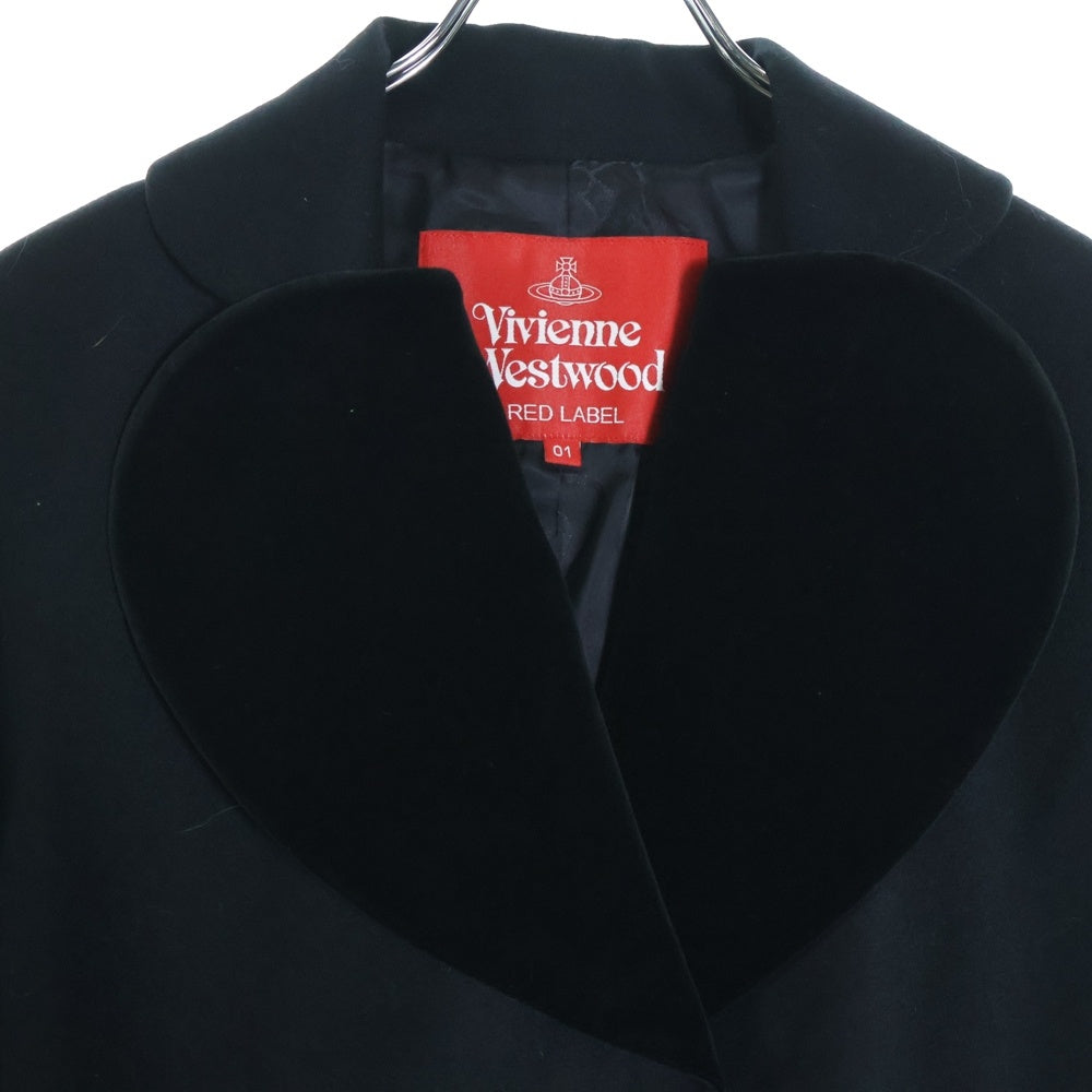 Vivienne Westwood(ヴィヴィアンウエストウッド) ロゴボタン ウール レディース ラブジャケット ブラック