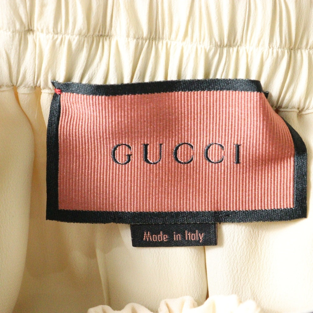 GUCCI(グッチ) サイドライン レディース ショートパンツ ベージュ 604822 ZABI0
