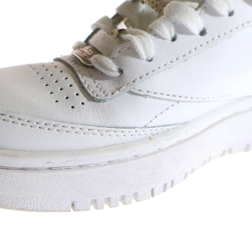 Reebok(リーボック) CLUB C DOUBLE クラウドシーダブル チャーム付き ローカットスニーカー ホワイト レディース US3.5/22.5cm