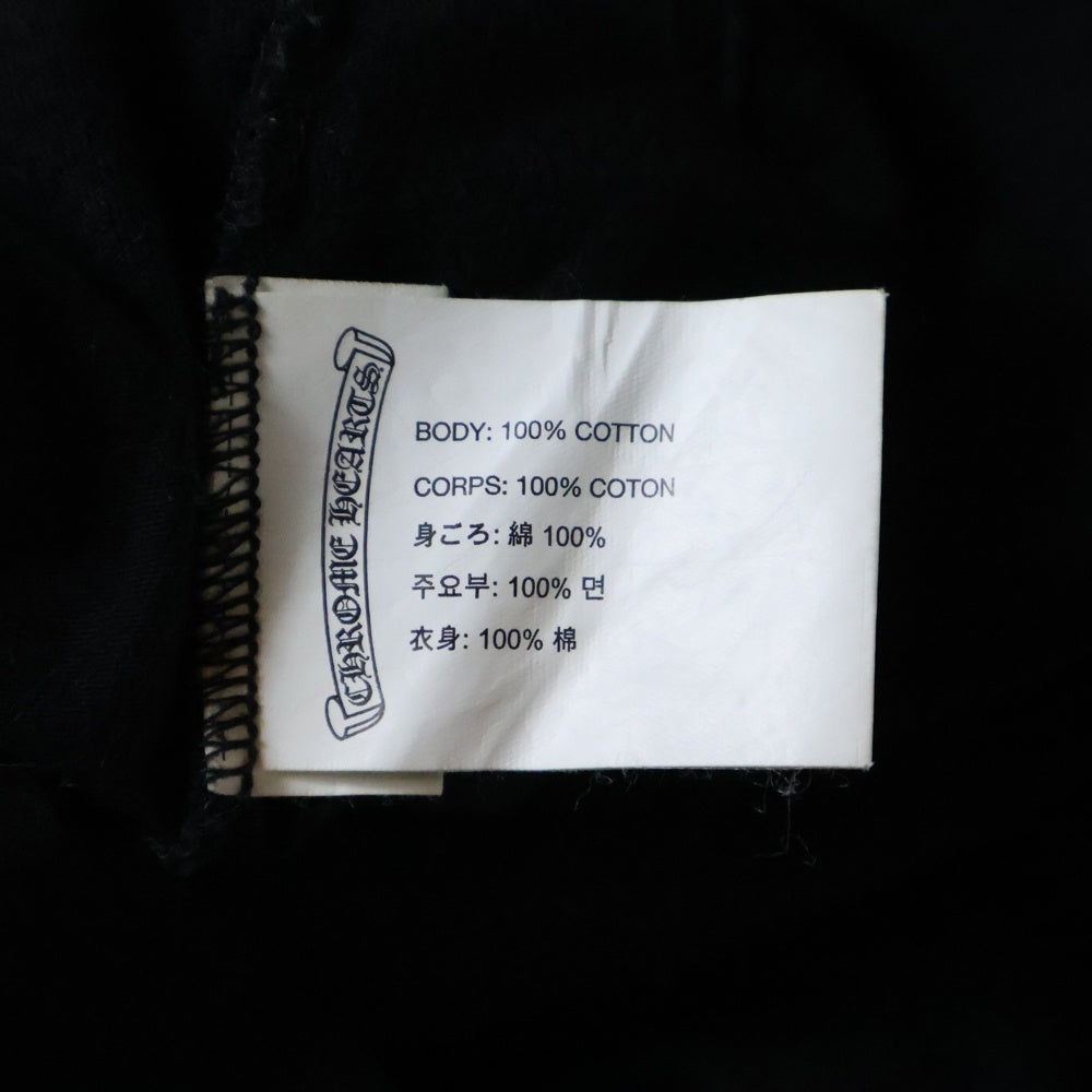 CHROME HEARTS(クロムハーツ) VINE DAGGER バックヴァインダガープリント クルーネック 長袖Tシャツ ブラック