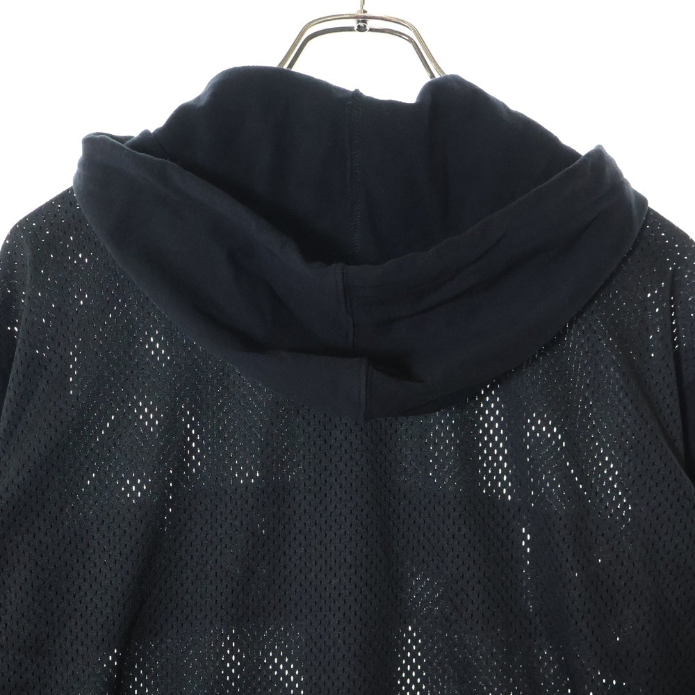SUPREME(シュプリーム) 20SS Mesh Hooded L/S Baseball Jersey メッシュフーデッドロングスリーブベースボールジャージー ブラック