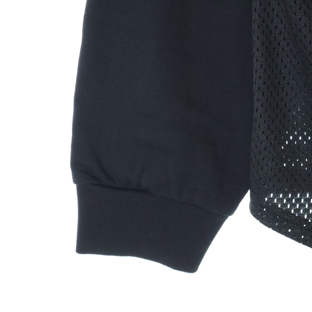 SUPREME(シュプリーム) 20SS Mesh Hooded L/S Baseball Jersey メッシュフーデッドロングスリーブベースボールジャージー ブラック