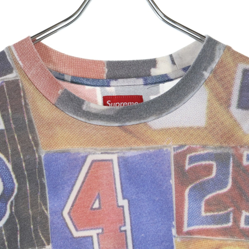 SUPREME(シュプリーム) 23SS Jersey Collage S/S Top ジャージーコラージュショートスリーブトップ 転写プリント半袖Tシャツ マルチカラー
