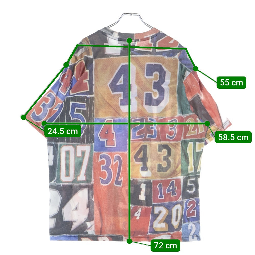 SUPREME(シュプリーム) 23SS Jersey Collage S/S Top ジャージーコラージュショートスリーブトップ 転写プリント半袖Tシャツ マルチカラー