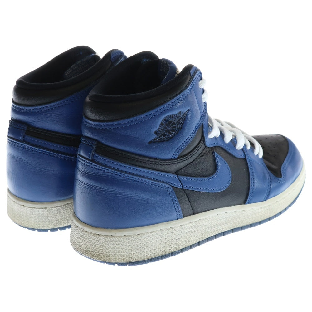 NIKE(ナイキ) AIR JORDAN 1 RETRO HIGH OG GS Dark Marina Blue エアジョーダン1 ダークマリーナブルー ハイカットスニーカー US7/25cm 575441-404