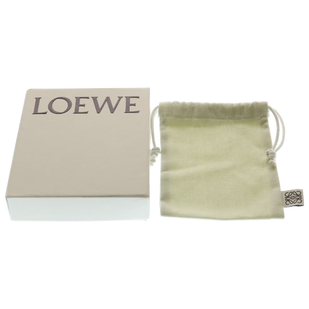 LOEWE(ロエベ) スムースカーフスキン コインケース カードケース ブラック/グレー