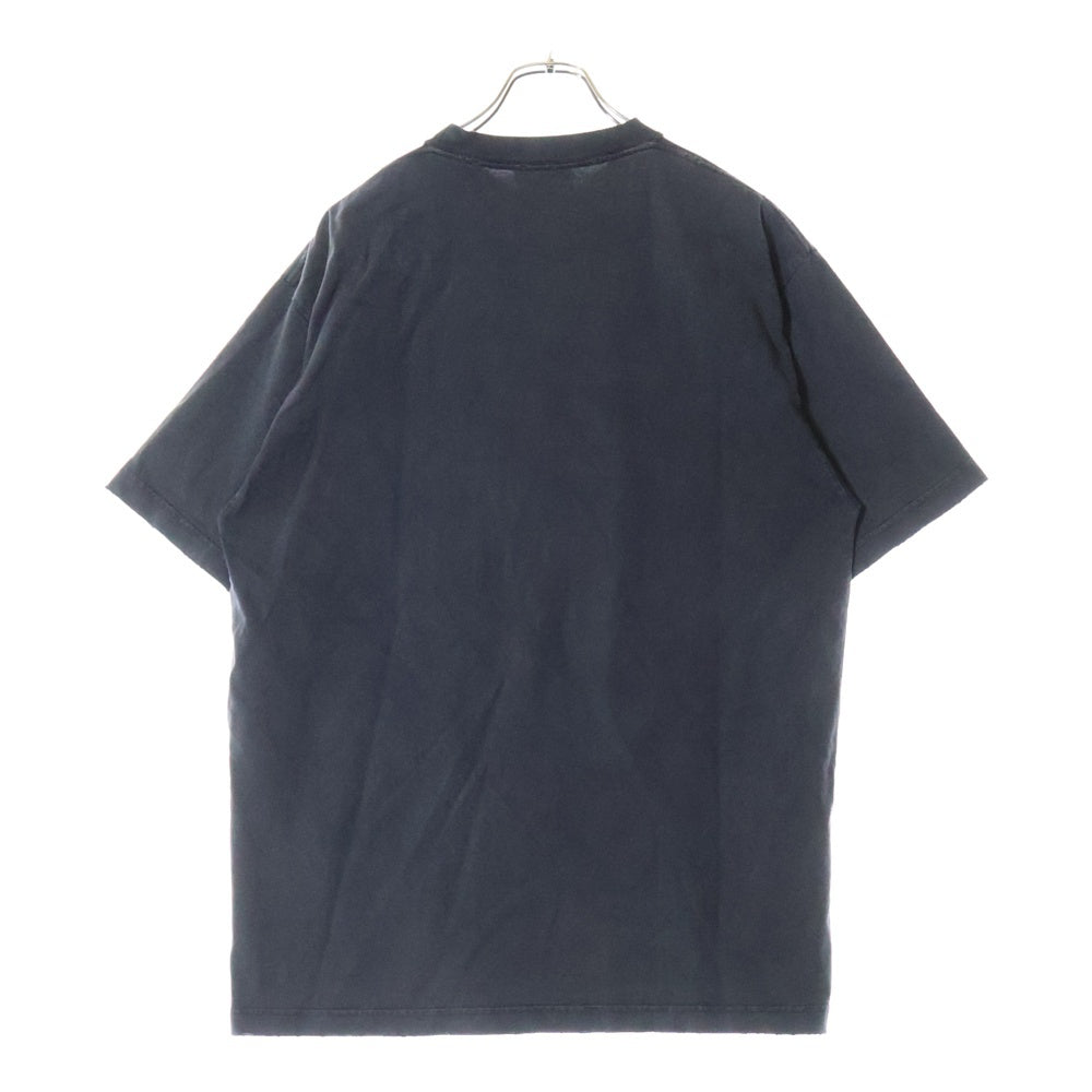 BALENCIAGA(バレンシアガ) 22AW Property Tee フロントロゴプリント クルーネック 半袖Tシャツ グレー 641675 TMVH8