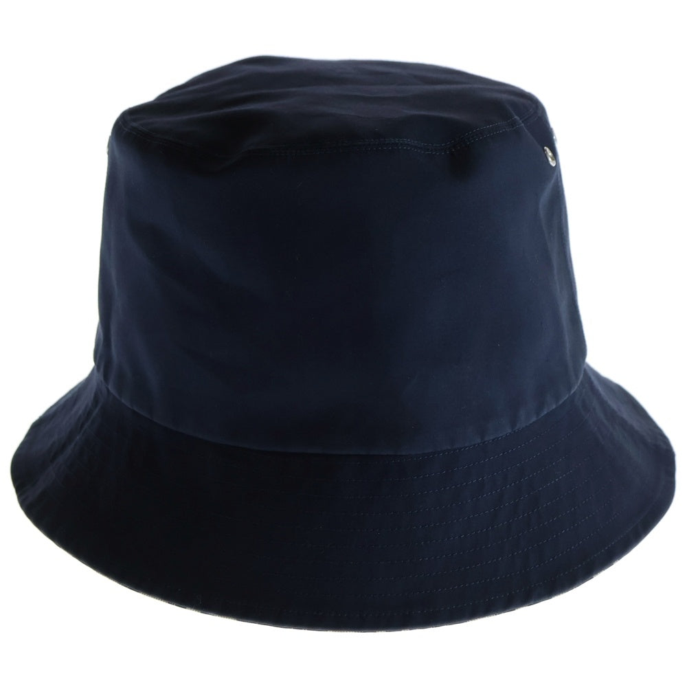 Christian Dior(クリスチャンディオール) Teddy-D オブリーク総柄 無地 リバーシブルバケットハット ネイビー 95TDD923A130
