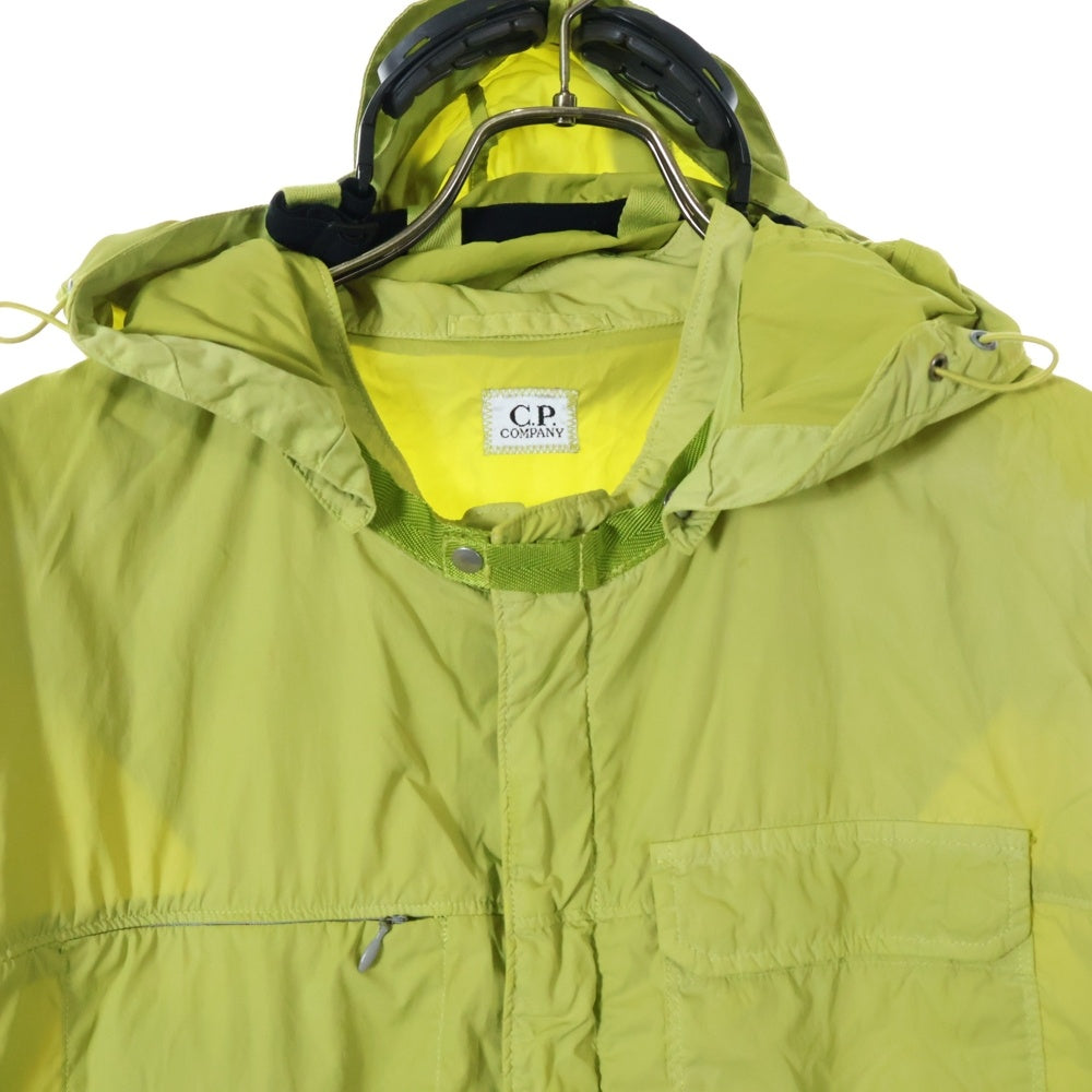 C.P. Company(シーピーカンパニー) Baruffaldi Goggle Jacket ゴーグル付 フーデッドナイロンジャケット ライトグリーン 50184370