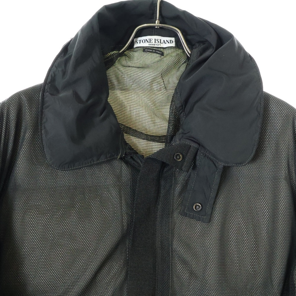 STONE ISLAND(ストーンアイランド) ワッペン付き メッシュダウンジャケット カーキ 39154E36