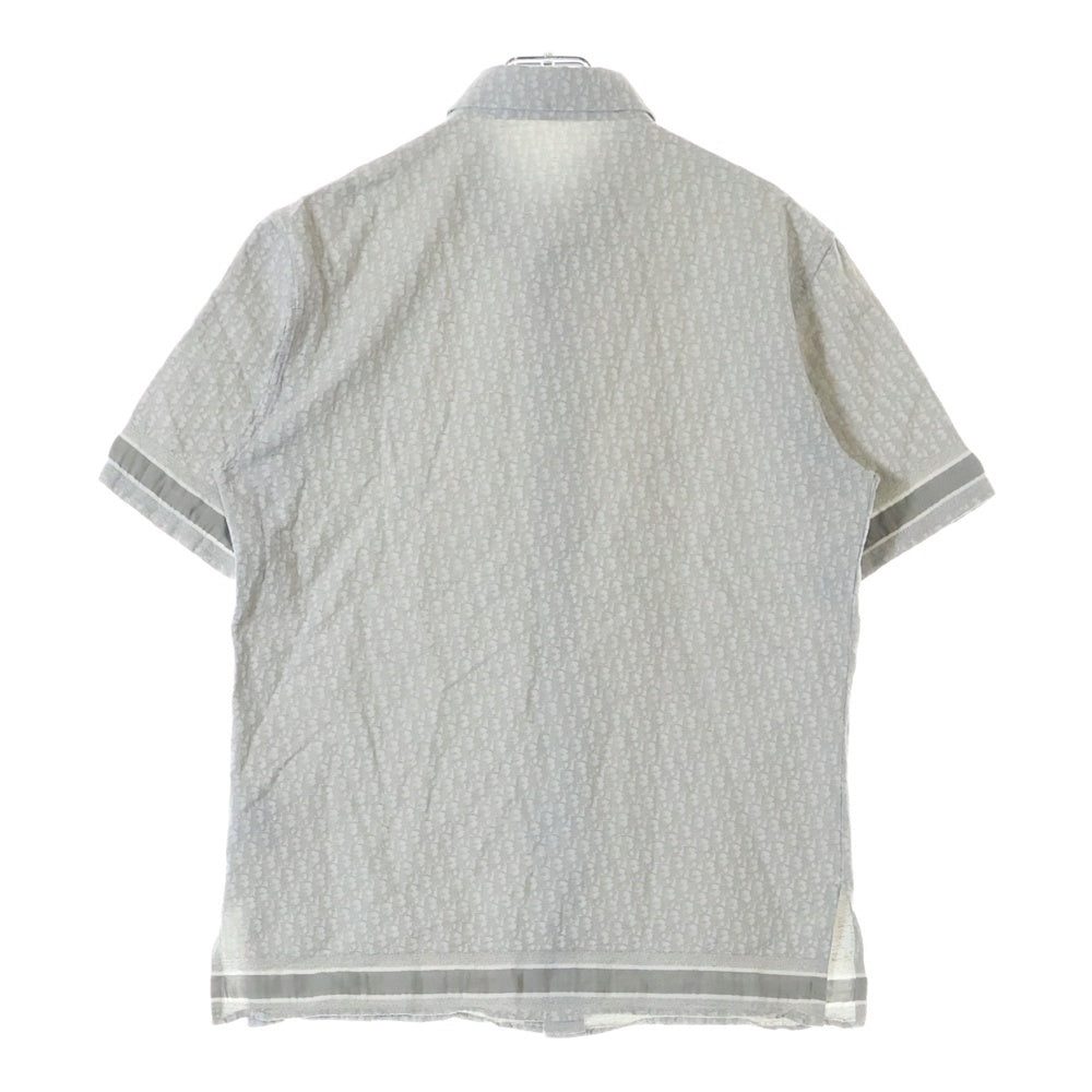 DIOR(ディオール) 20SS オブリーク柄 コットン半袖シャツ ベージュ 023C551A4839