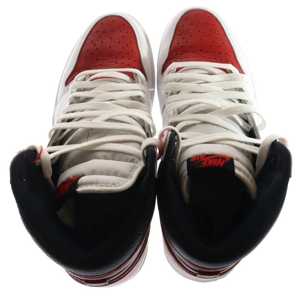 NIKE(ナイキ) AIR JORDAN 1 HIGH OG HERITAGE 555088-161 エアジョーダン 1 ヘリテージ ハイカットスニーカー ホワイト/レッド US10/28.0cm