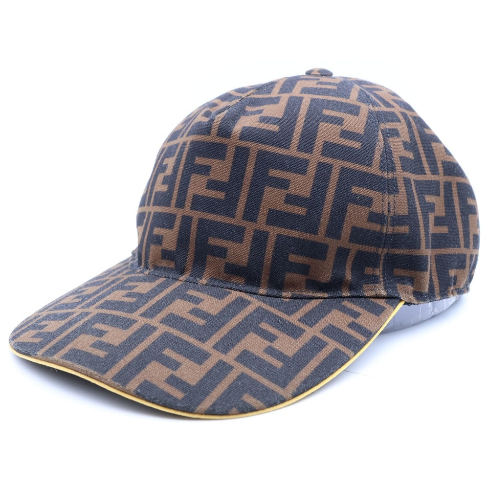 FENDI(フェンディ) FFロゴ キャップ ズッカ柄 ベースボールキャップ FXQ768 A660 TU ブラウン