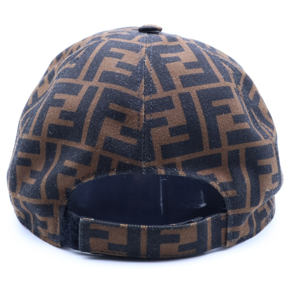 FENDI(フェンディ) FFロゴ キャップ ズッカ柄 ベースボールキャップ FXQ768 A660 TU ブラウン