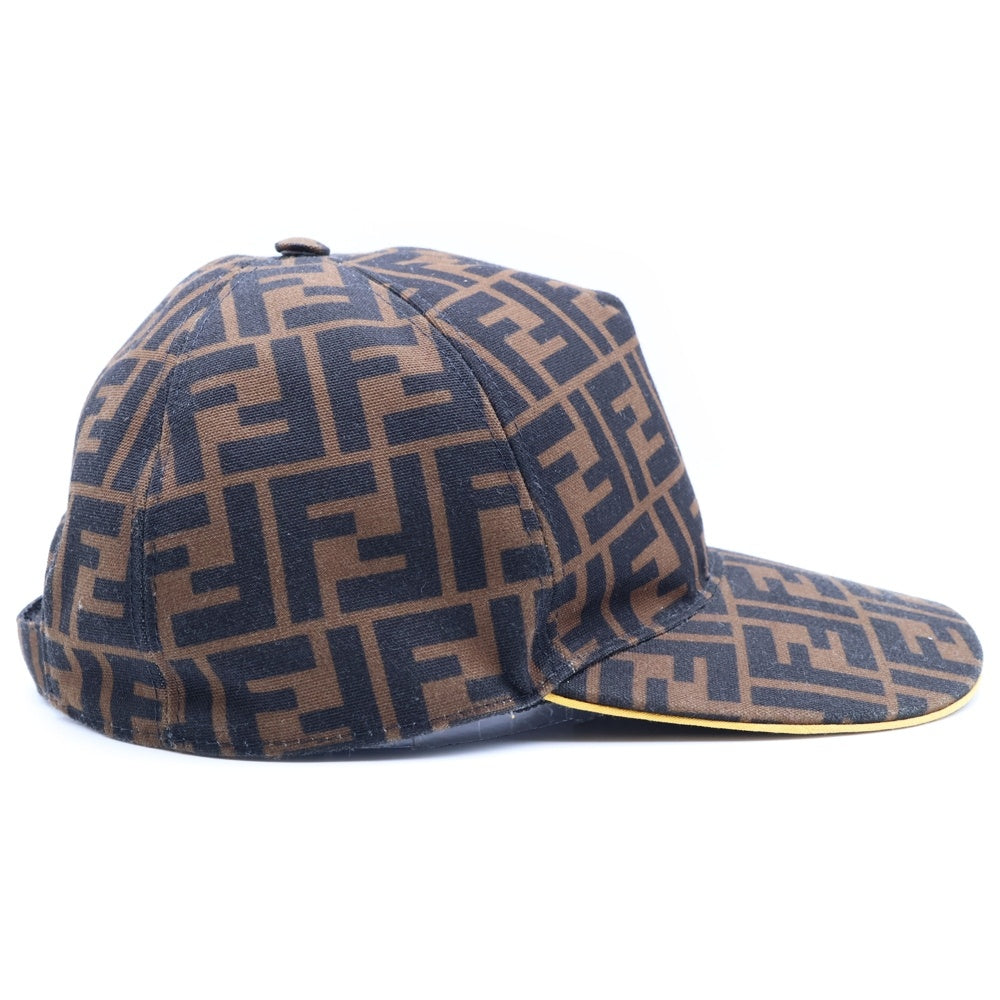 FENDI(フェンディ) FFロゴ キャップ ズッカ柄 ベースボールキャップ FXQ768 A660 TU ブラウン