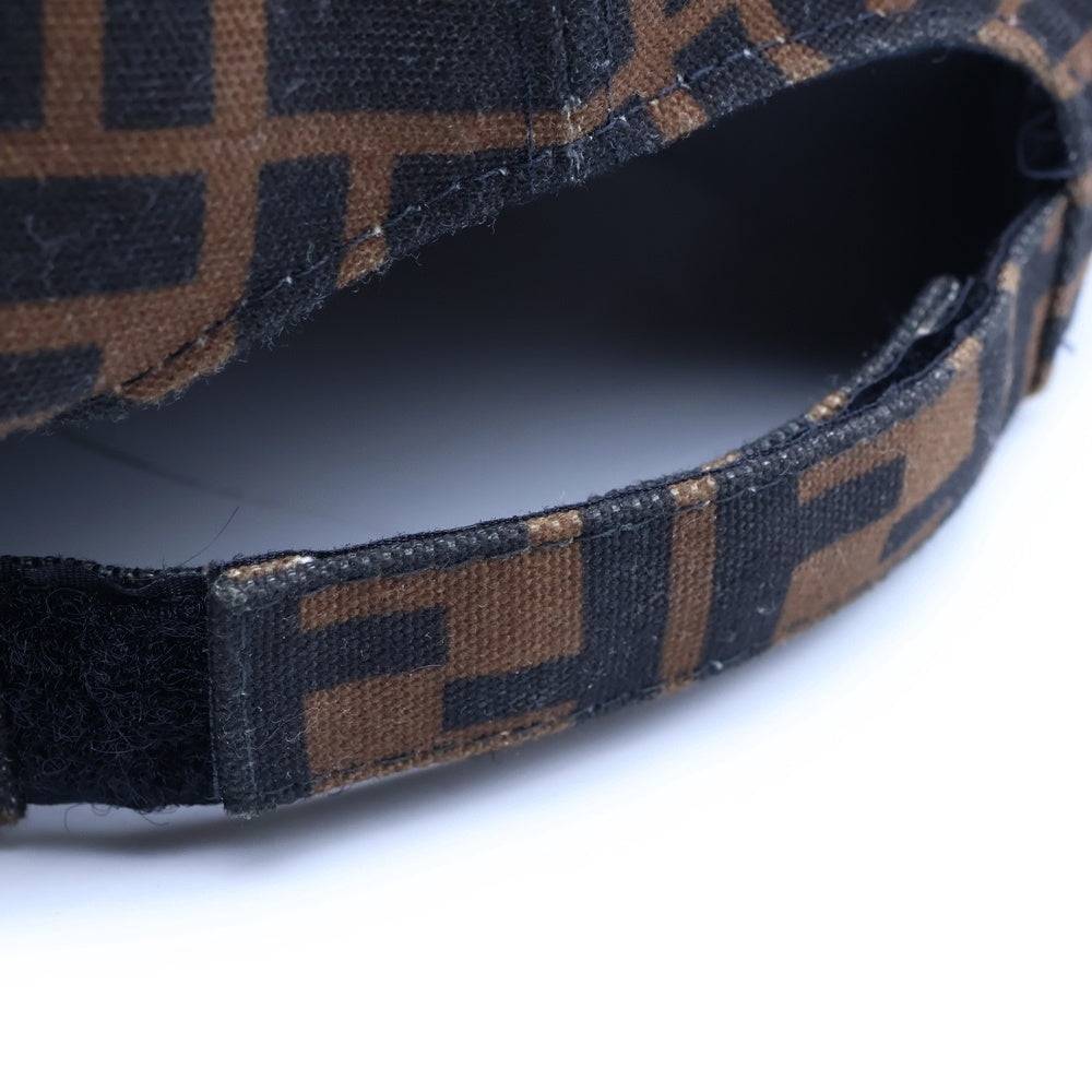 FENDI(フェンディ) FFロゴ キャップ ズッカ柄 ベースボールキャップ FXQ768 A660 TU ブラウン