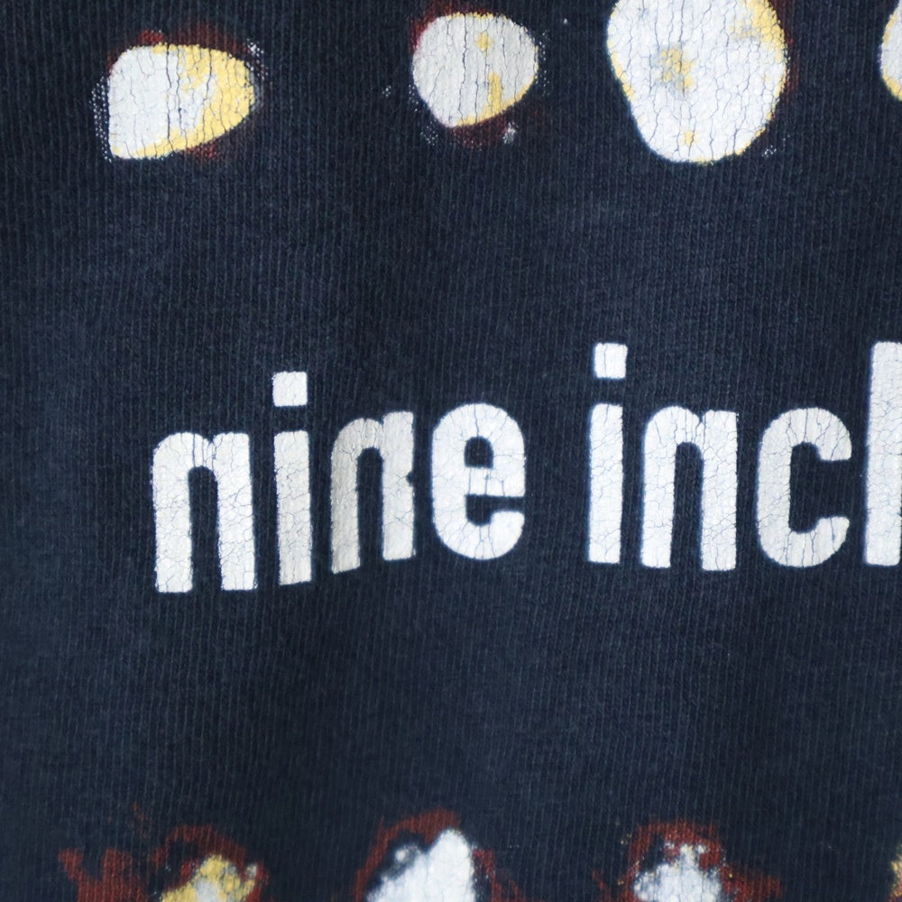 VINTAGE(ヴィンテージ) NINE INCH NAILS THE DOWNWARD SPIRAL ナインインチネイルズ ダウンワードスパイラル 半袖Tシャツ バンT ブラック