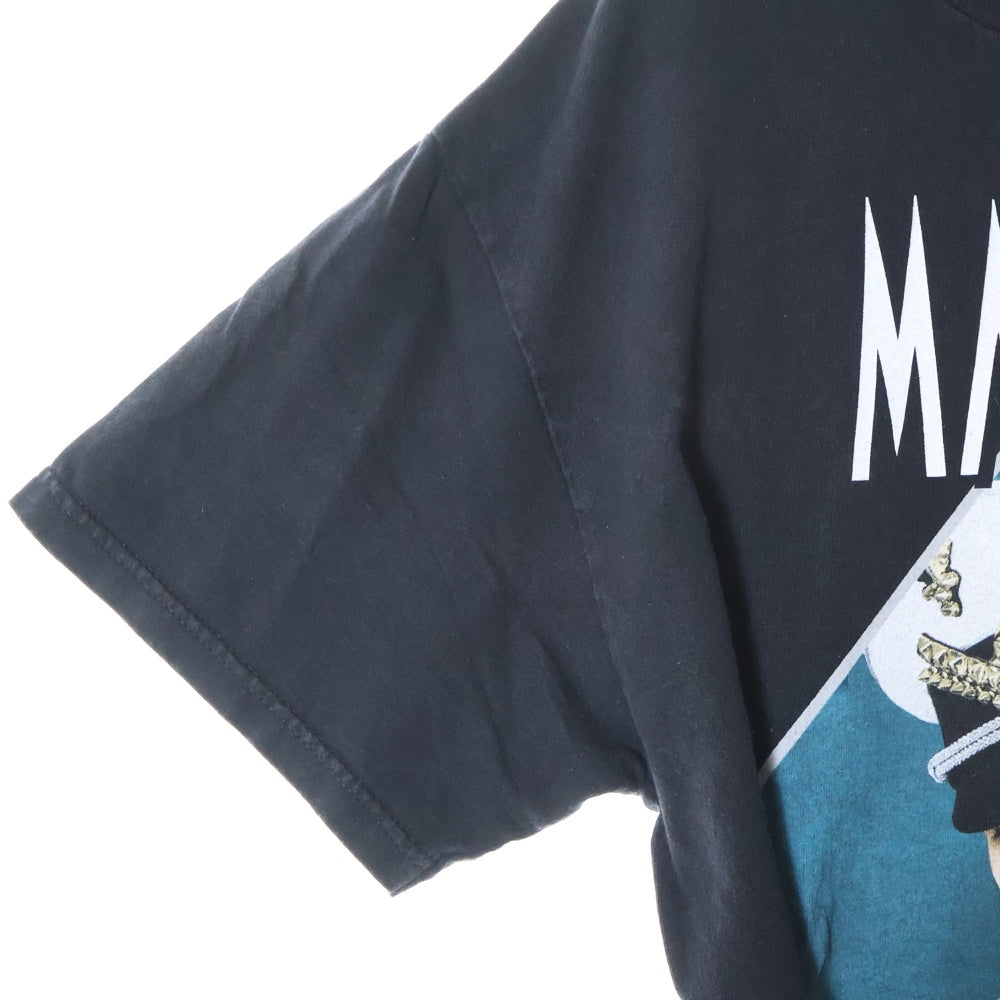 VINTAGE(ヴィンテージ) 00s Marilyn Manson GROTESK BURLESK マリリンマンソン 両面プリント クルーネック 半袖Tシャツ ブラック
