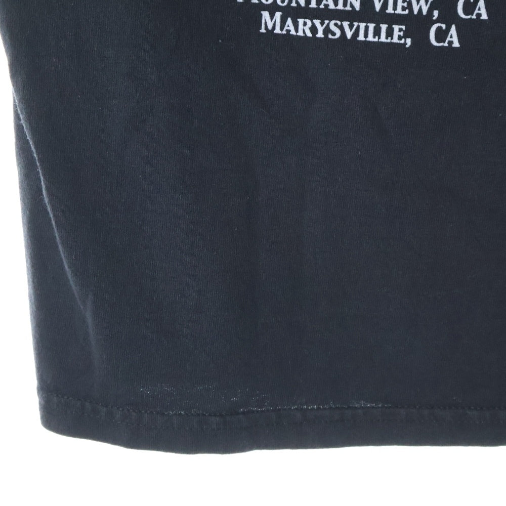 VINTAGE(ヴィンテージ) 00s Marilyn Manson GROTESK BURLESK マリリンマンソン 両面プリント クルーネック 半袖Tシャツ ブラック