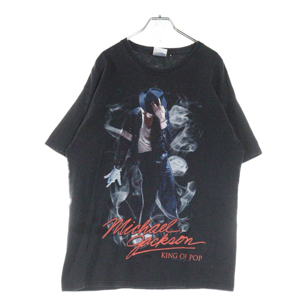 VINTAGE(ヴィンテージ) 00s Michel Jackson マイケルジャクソン クルーネック 半袖Tシャツ 半袖カットソー ブラック