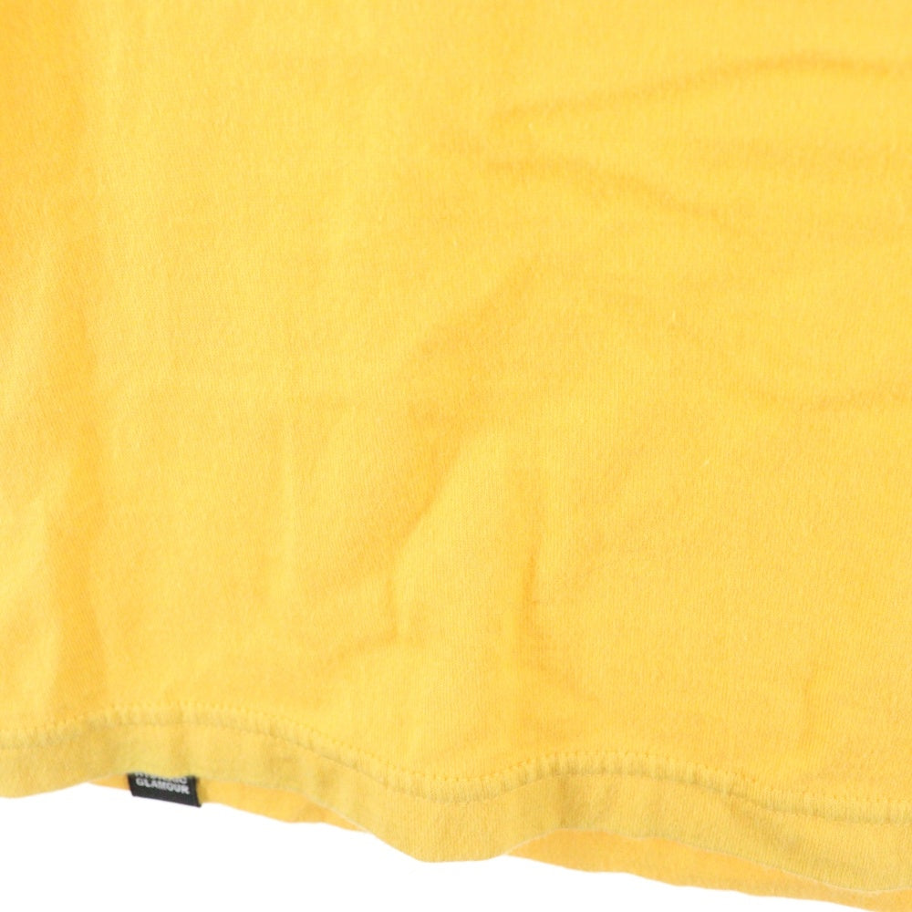 HYSTERIC GLAMOUR(ヒステリックグラマー) SONIC YOUTH ソニックユース クルーネック 半袖Tシャツ 半袖カットソー イエロー
