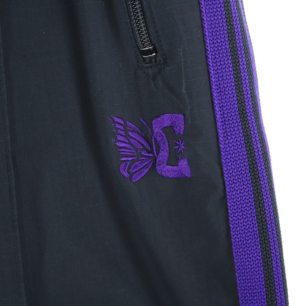 Needles(ニードルス) ×DC SHOES MR606 Track Pant-Poly Ripstop トラックパンツ ブラック 27110815