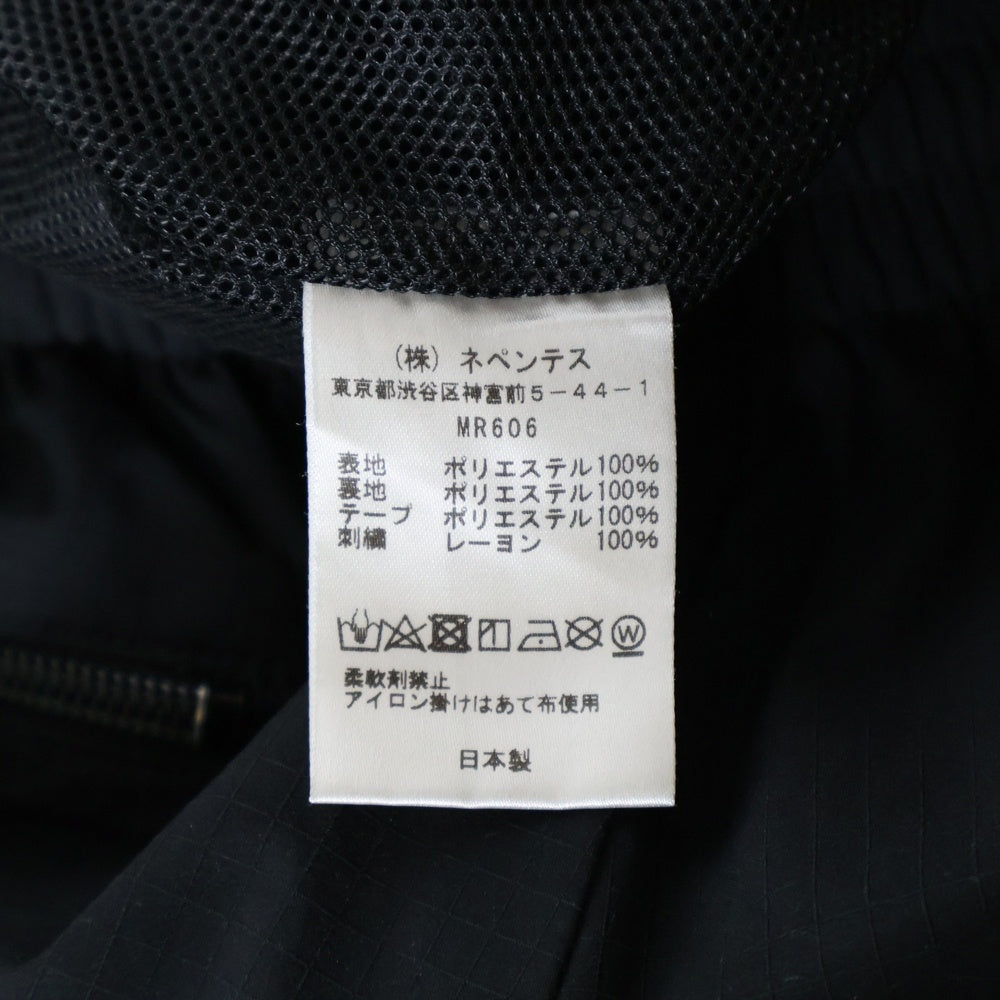 Needles(ニードルス) ×DC SHOES MR606 Track Pant-Poly Ripstop トラックパンツ ブラック 27110815