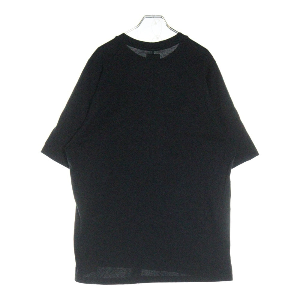 Rick Owens(リックオウエンス) 21SS ×Champion チャンピオン フロントロゴ 半袖Tシャツ カットソー ブラック CM21S0010-216762