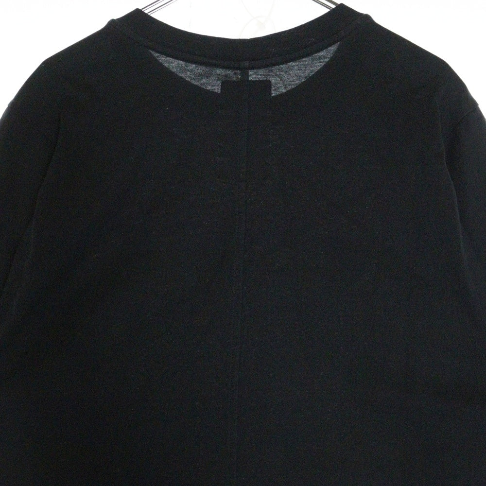 Rick Owens(リックオウエンス) 21SS ×Champion チャンピオン フロントロゴ 半袖Tシャツ カットソー ブラック CM21S0010-216762